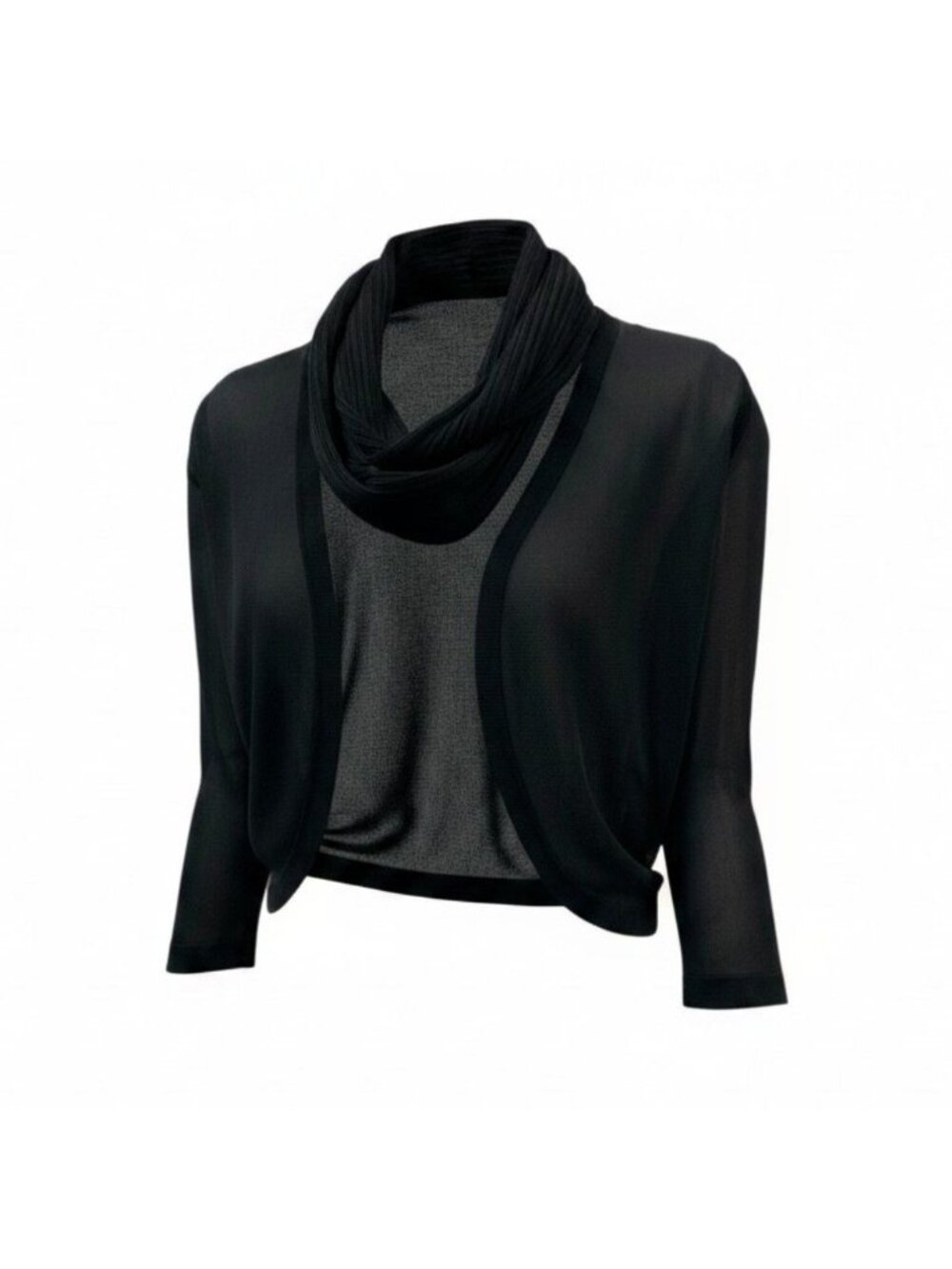 Chanel Neck Wrap Cardigan